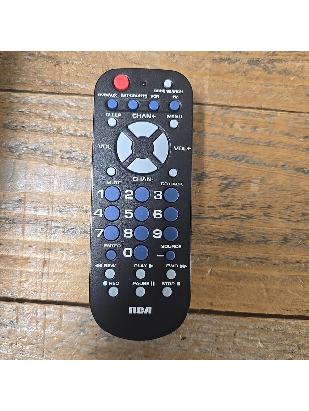 Universal Remote Control RCA RCR504BE 4-Device TV STREAM DVD SAT-CBL-DTC